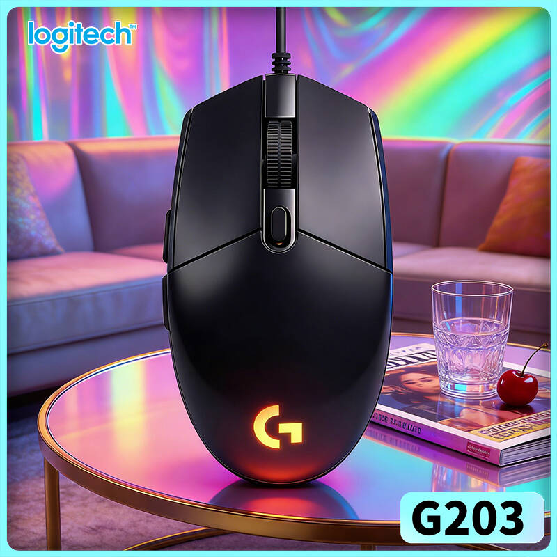 Logitech Mouse G203 - Logitech G203 LIGHTSYNC Gaming-Maus 8000 DPI