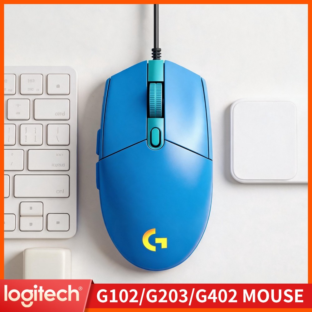 Logitech Mouse G203 - Logitech G203 Kabelgebundene Gaming-Maus, langlebige Tasten,