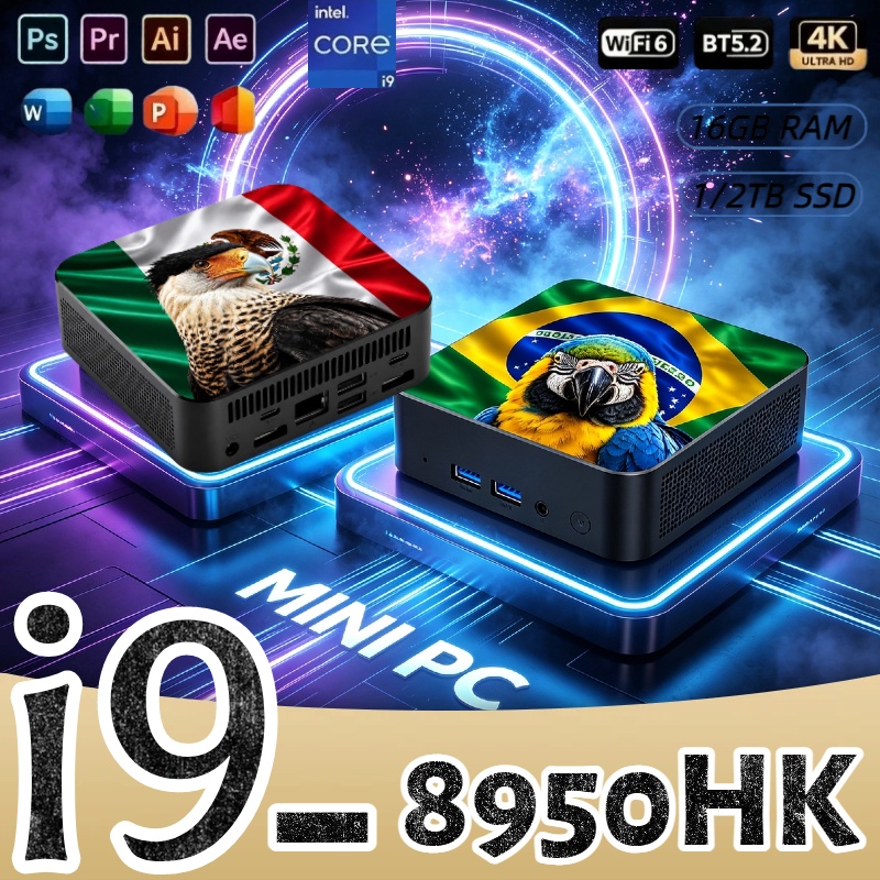 Pc Gaming New - Mini-PC Core i9-8950HK 16GB RAM 2TB