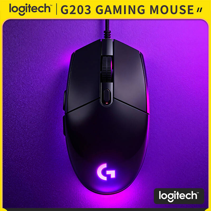 Logitech Mouse G203 - Logitech G203 Gaming-Maus LIGHTSYNC RGB 8000