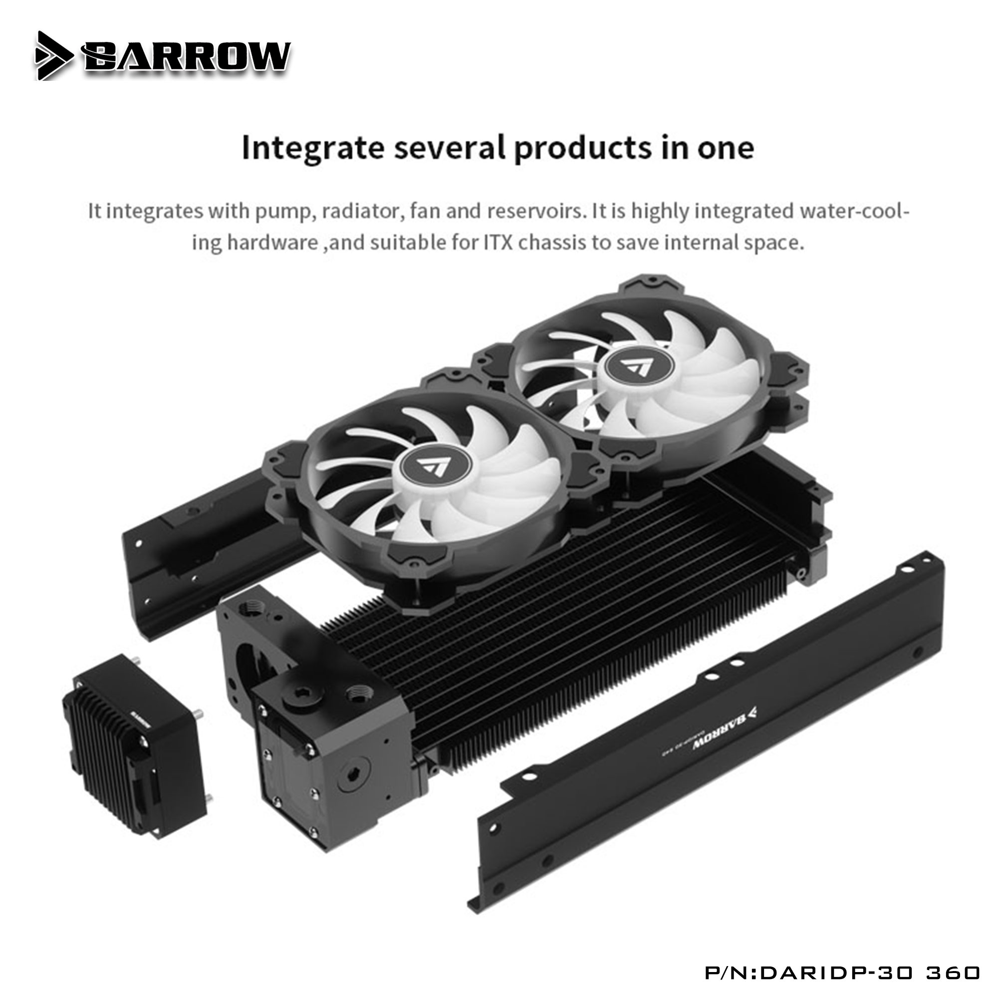 Pc Gaming Kit - Barrow DARIDP-30 PC Wasserkühlung-Kit 240/360MM mit
