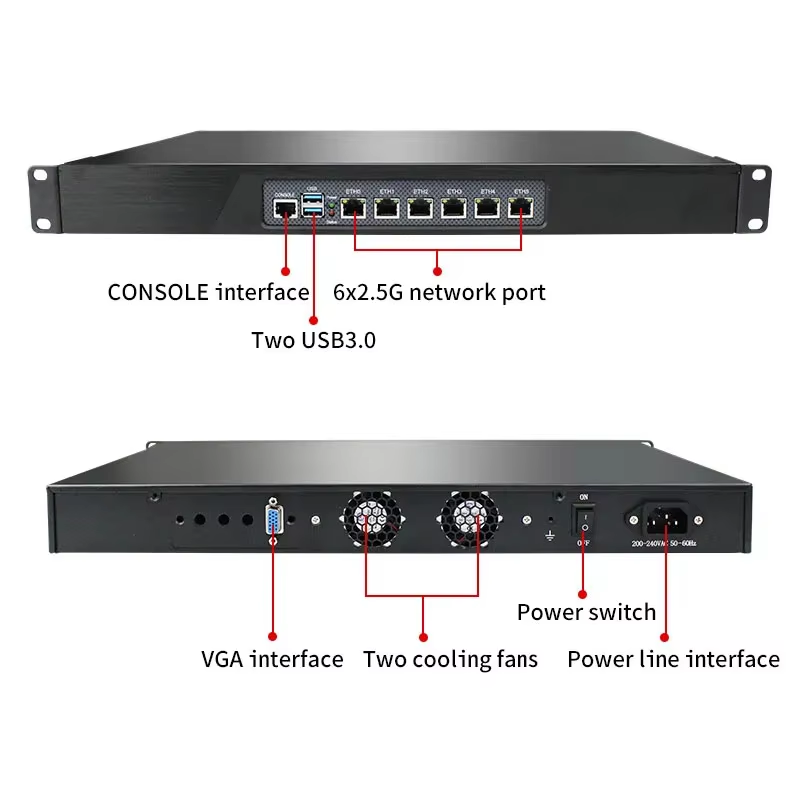 1U Firewall-Gerät Intel i3 111 – Intel Cpu Core I7 Bewertung und Preis