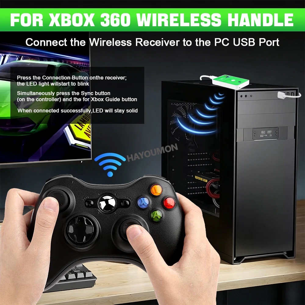 Neuer kabelloser Gaming-Empfän – Pc Gaming Xbox Controller Bewertung und Preis