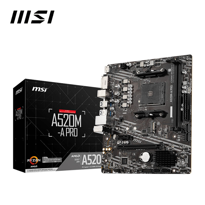 MSI A520M A PRO + AMD Ryzen 3  – Pc Gaming Kit Bewertung und Preis